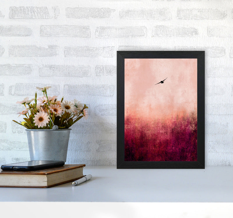 Rise Like A Phoenix Contemporary Art Print by Kubistika A4 White Frame