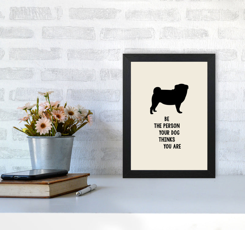 Be Kind Quote Art Print by Kubistika A4 White Frame