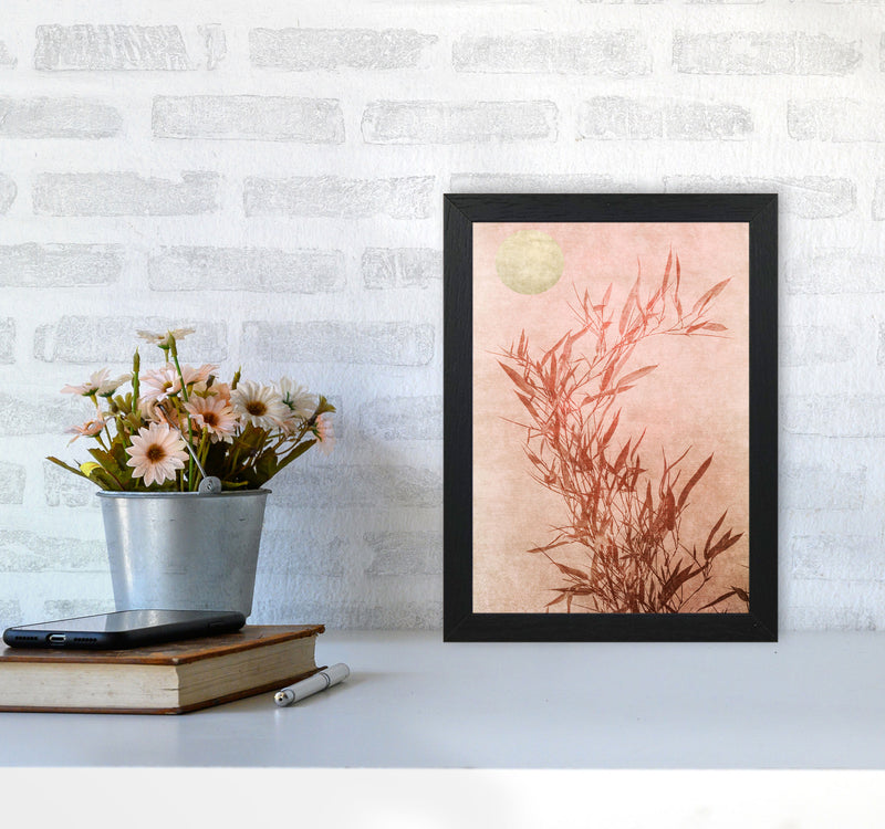 Sentimental Touch Contemporary Art Print by Kubistika A4 White Frame
