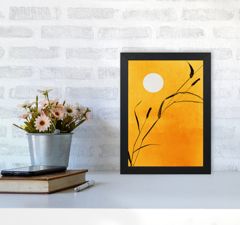 Sunny Days Contemporary Art Print by Kubistika A4 White Frame