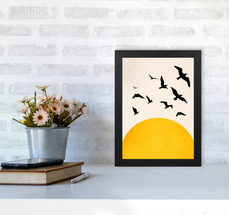 Wings To Fly X Art Print by Kubistika A4 White Frame