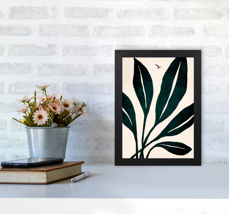Ophelia - verde Art Print by Kubistika A4 White Frame