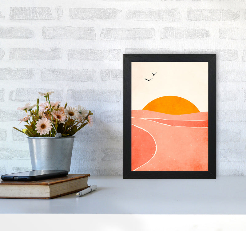 Dancing In The Sun Art Print by Kubistika A4 White Frame