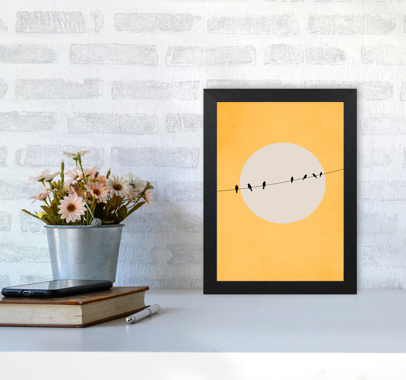 Chirping And Chilling (At Day) Art Print by Kubistika A4 White Frame