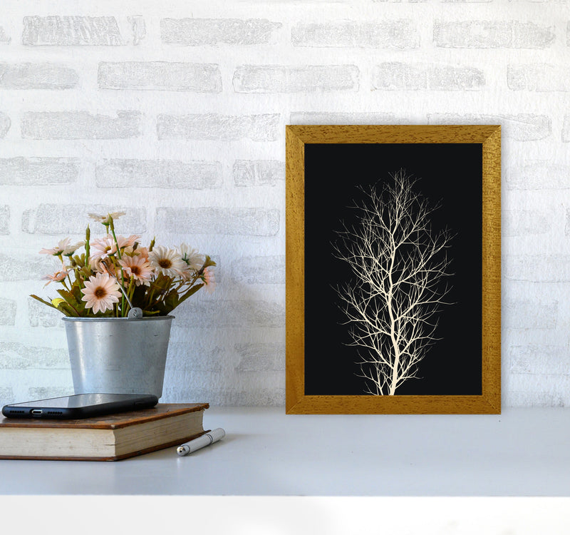 The Tree - WHITE Contemporary Art Print by Kubistika A4 Print Only