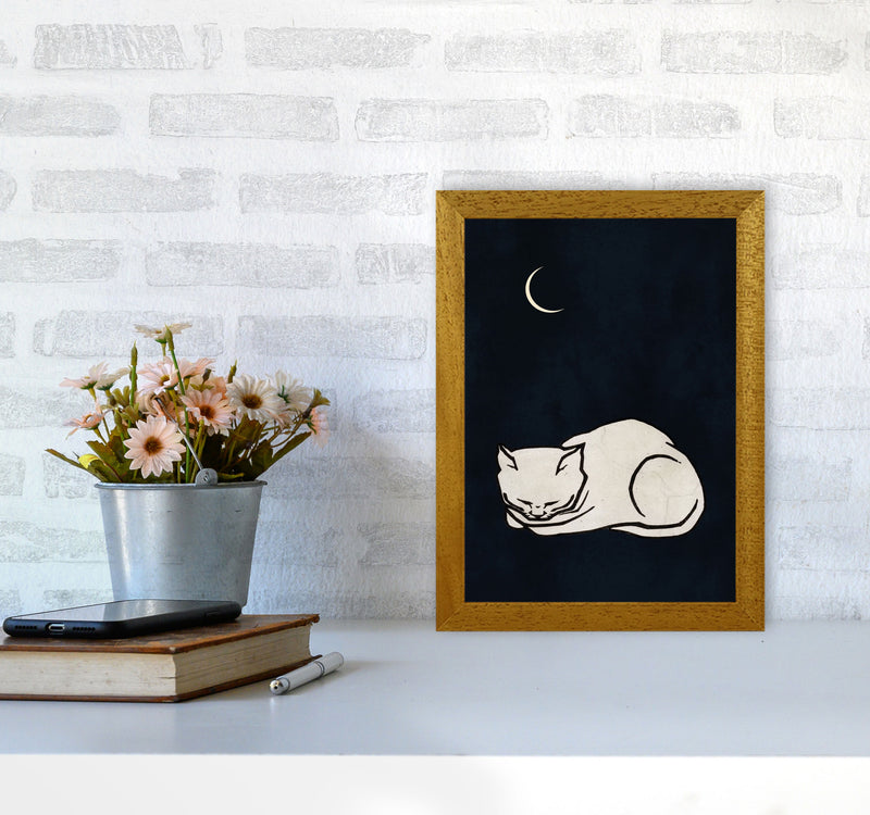 Cozy dreams Vintage Art Print by Kubistika A4 Print Only