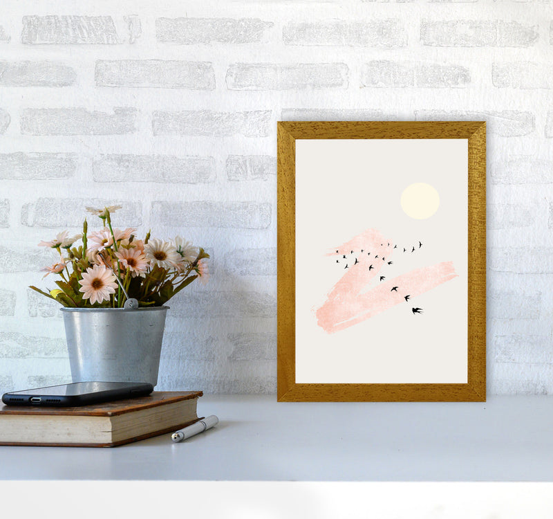 Sun and Heaven Contemporary Art Print by Kubistika A4 Print Only