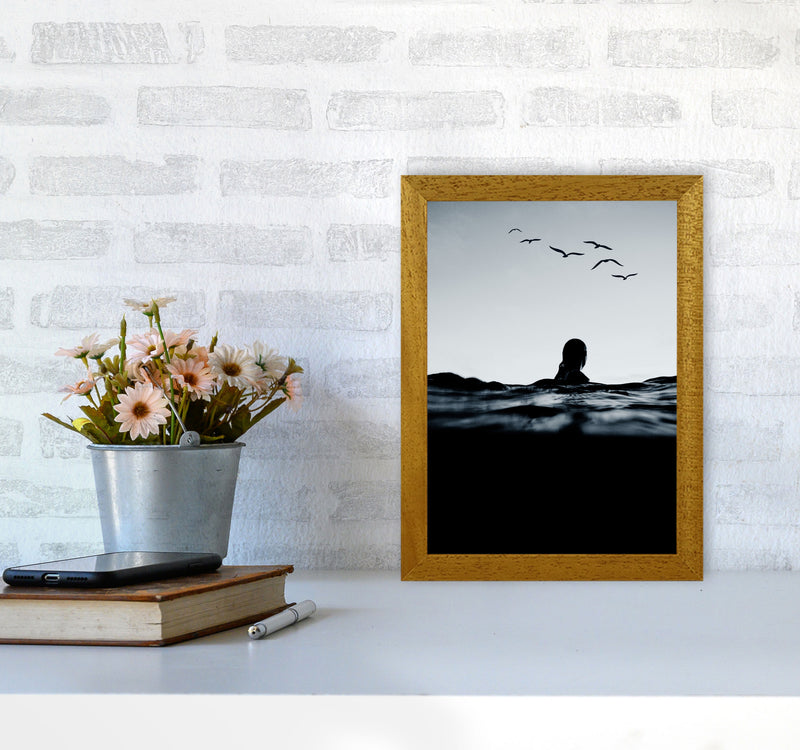 Floating Beach Photography Art Print by Kubistika A4 Print Only