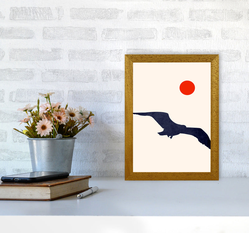 Seagull Art Print by Kubistika A4 Print Only