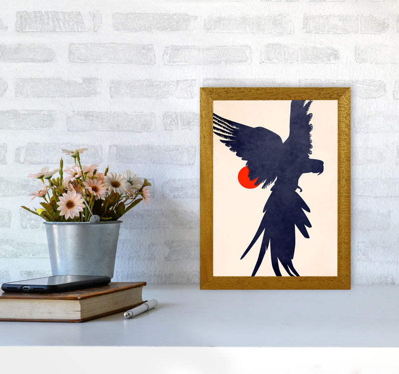 Parrot Art Print by Kubistika A4 Print Only