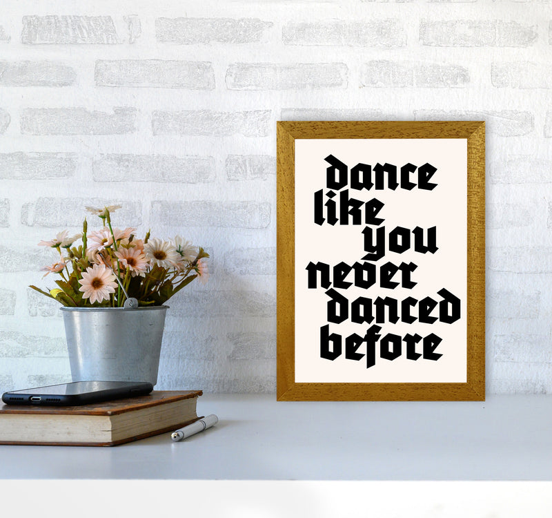 Dance Like Never Before Art Print by Kubistika A4 Print Only
