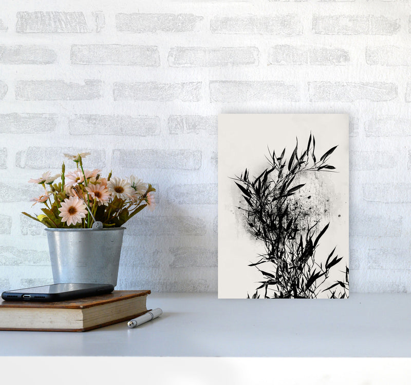 Always Bloom Contemporary Art Print by Kubistika A4 Black Frame