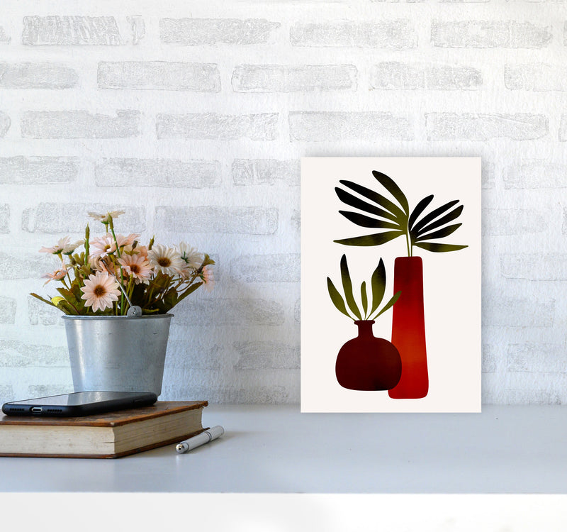 Fairytale Plants - 1 Art Print by Kubistika A4 Black Frame