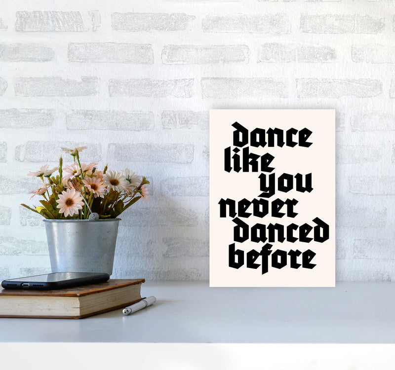Dance Like Never Before Art Print by Kubistika A4 Black Frame