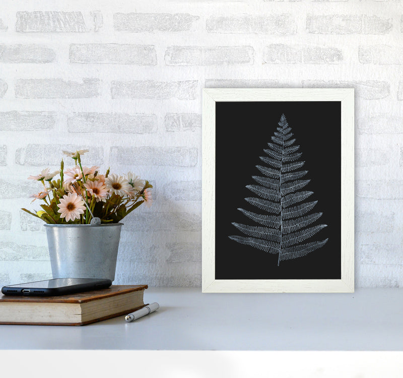 Botanica Minimalistica - BLEU Modern Art Print by Kubistika A4 Oak Frame