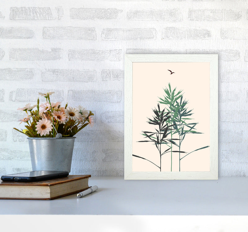 The Forest Art Print by Kubistika A4 Oak Frame