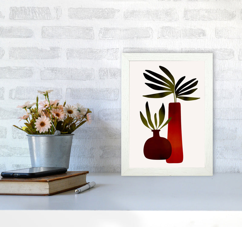 Fairytale Plants - 1 Art Print by Kubistika A4 Oak Frame