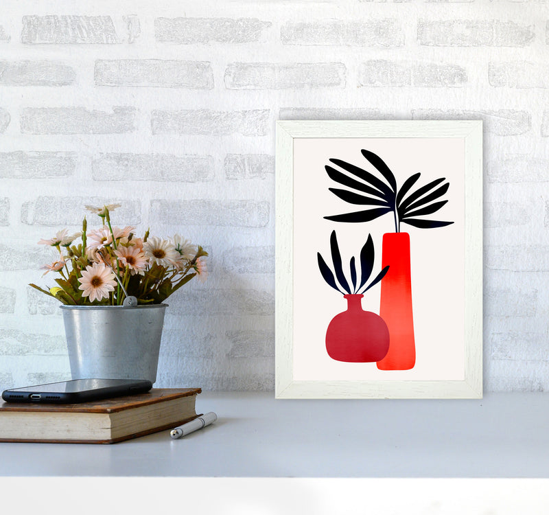 Fairytale Plants - 3 Art Print by Kubistika A4 Oak Frame