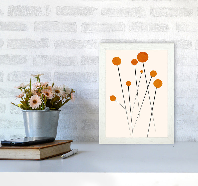 Dreaming Daisies Art Print by Kubistika A4 Oak Frame