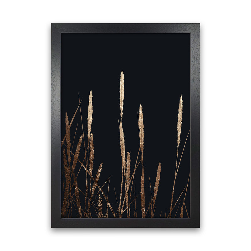 Golden Fields In The Dark Art Print by Kubistika Black Grain