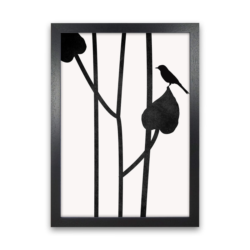 The Bird - NOIR Contemporary Art Print by Kubistika Black Grain