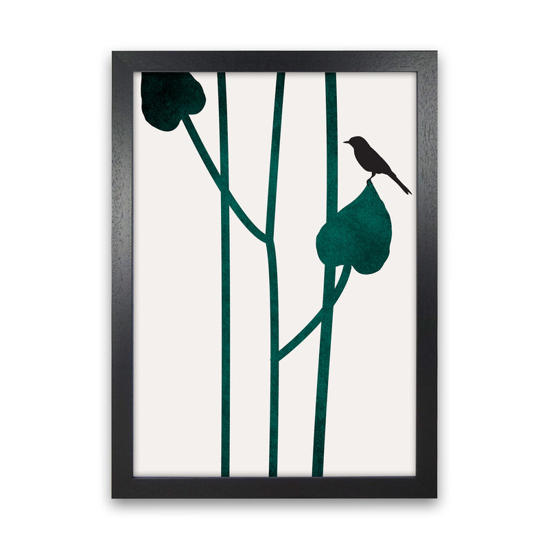 The Bird Contemporary Art Print by Kubistika Black Grain