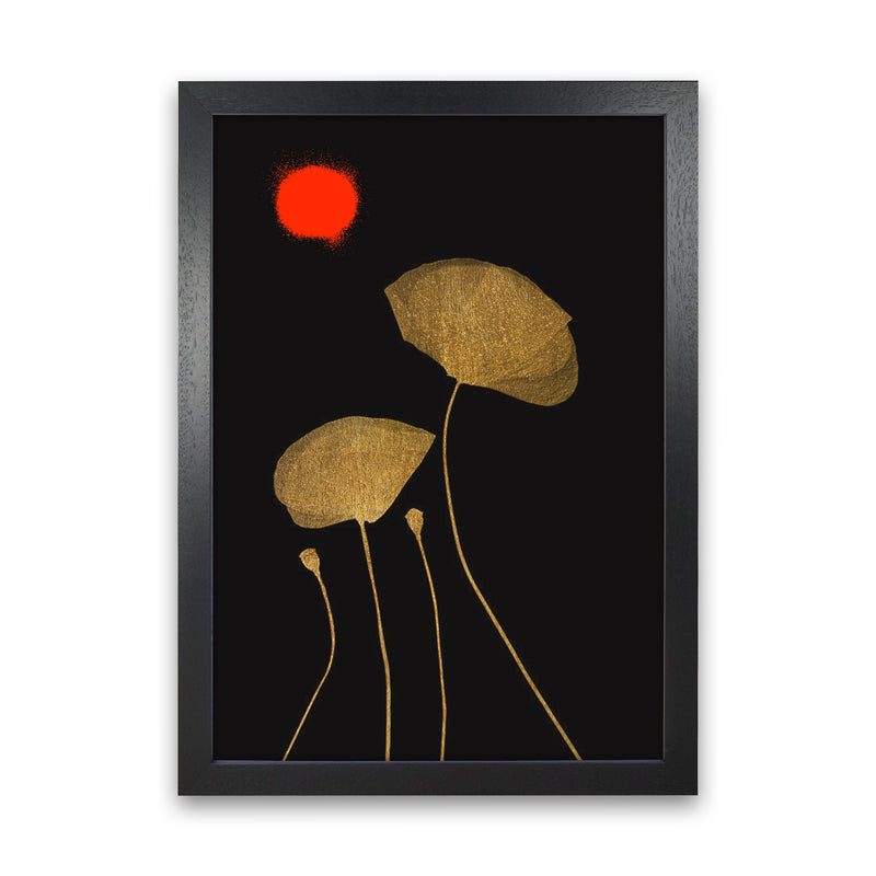 Moonshine Dancers-ROUGE Contemporary Art Print by Kubistika Black Grain