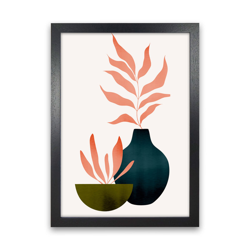 Autumn Flowers - 5 Art Print by Kubistika Black Grain