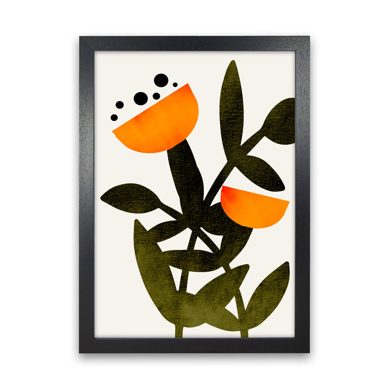A Flower Called Polly Art Print by Kubistika Black Grain