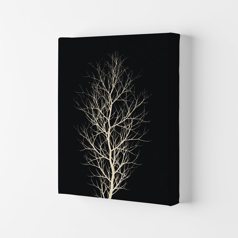 The Tree - WHITE Contemporary Art Print by Kubistika Canvas
