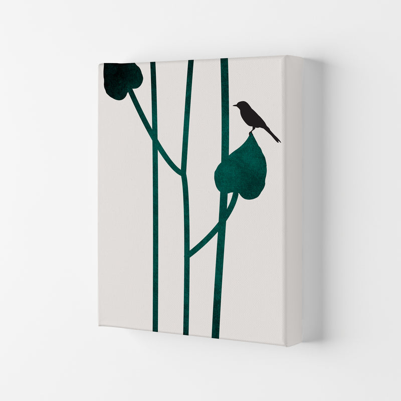 The Bird - NOIR Contemporary Art Print by Kubistika Canvas