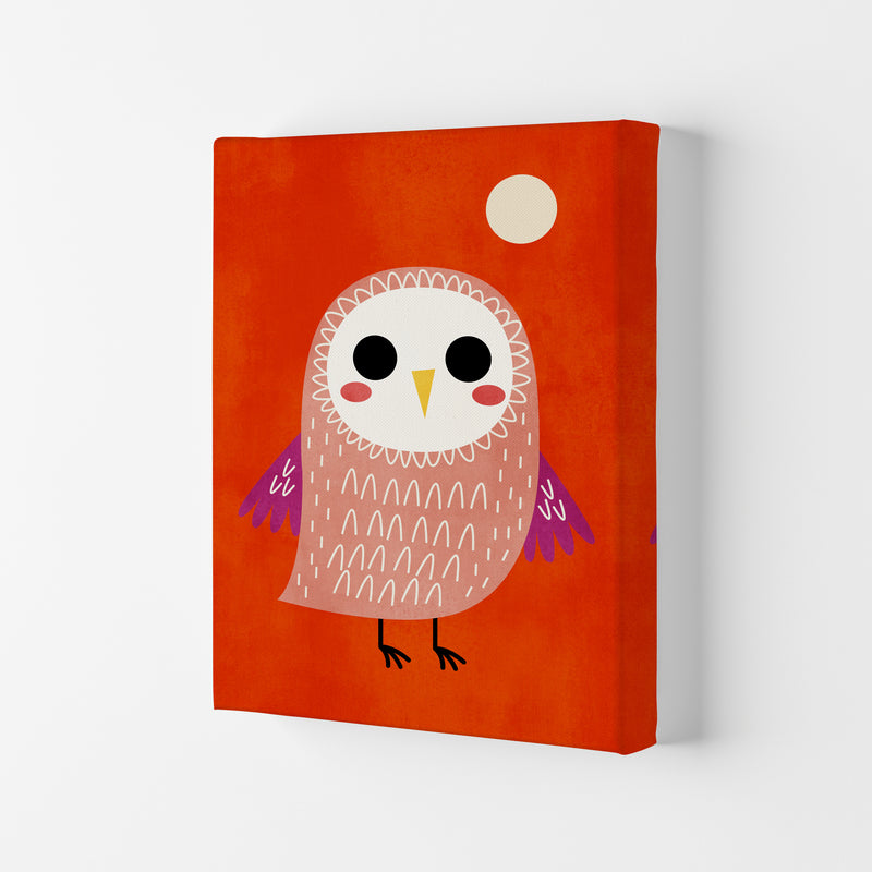 Little Owl Nursery Childrens Art Print by Kubistika Canvas