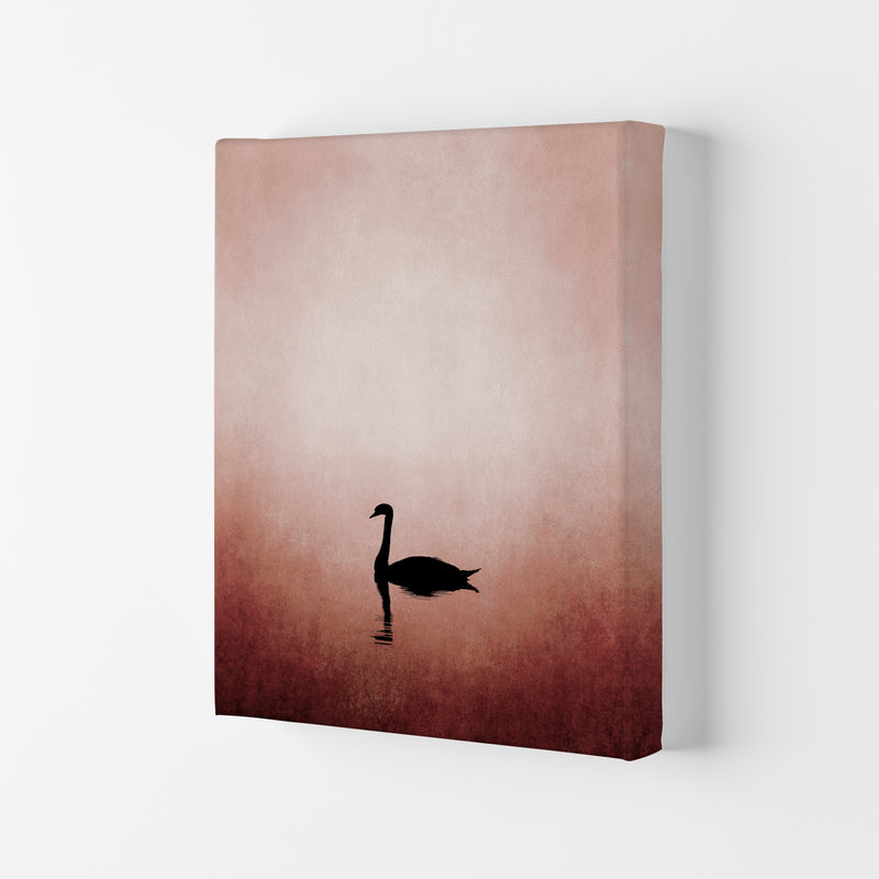 The Swan Contemporary Art Print by Kubistika Canvas