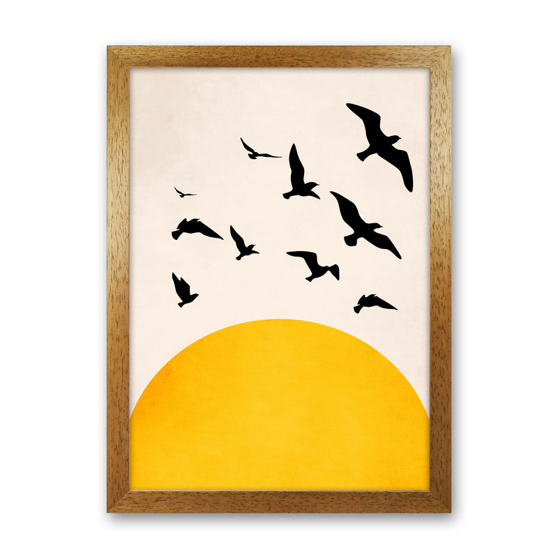 Wings To Fly X Art Print by Kubistika Oak Grain