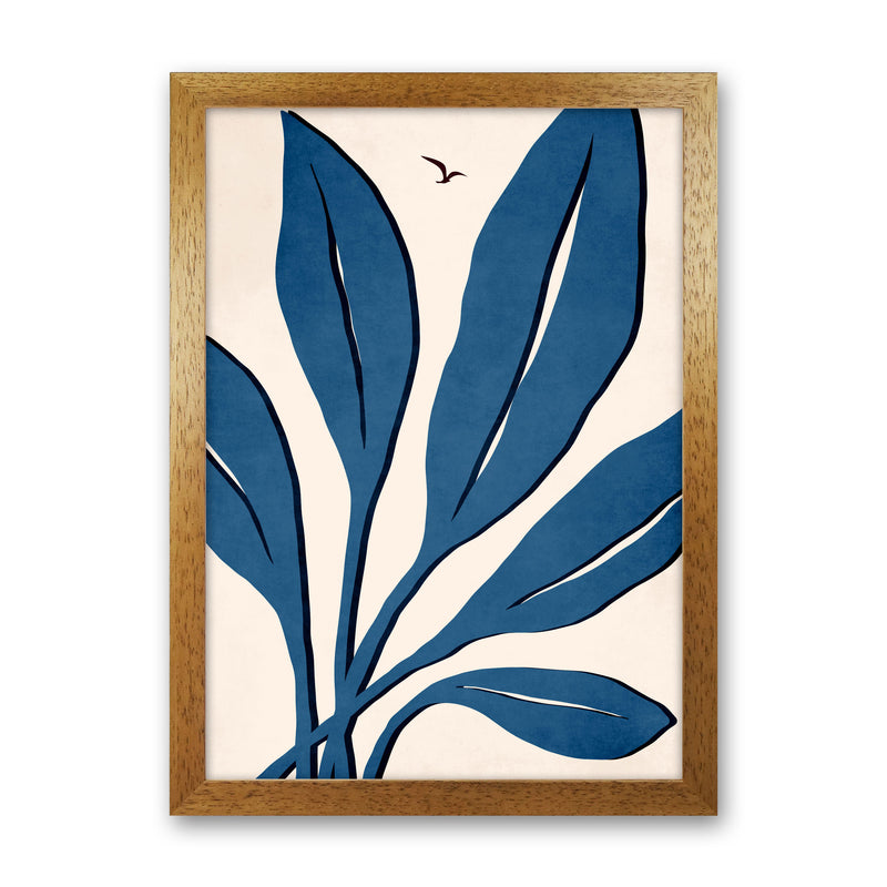 Ophelia - bleu Art Print by Kubistika Oak Grain