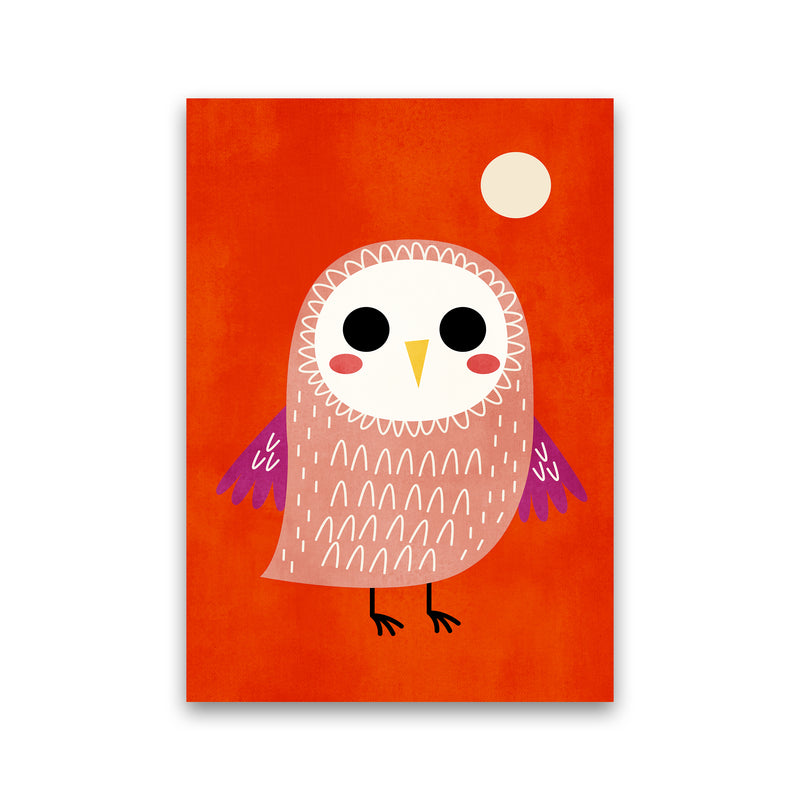 Little Owl Nursery Childrens Art Print by Kubistika Print Only