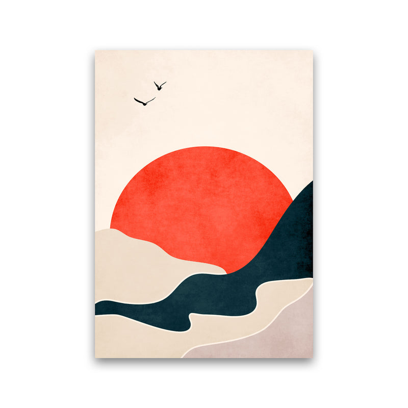 Drowning Sun Art Print by Kubistika Print Only
