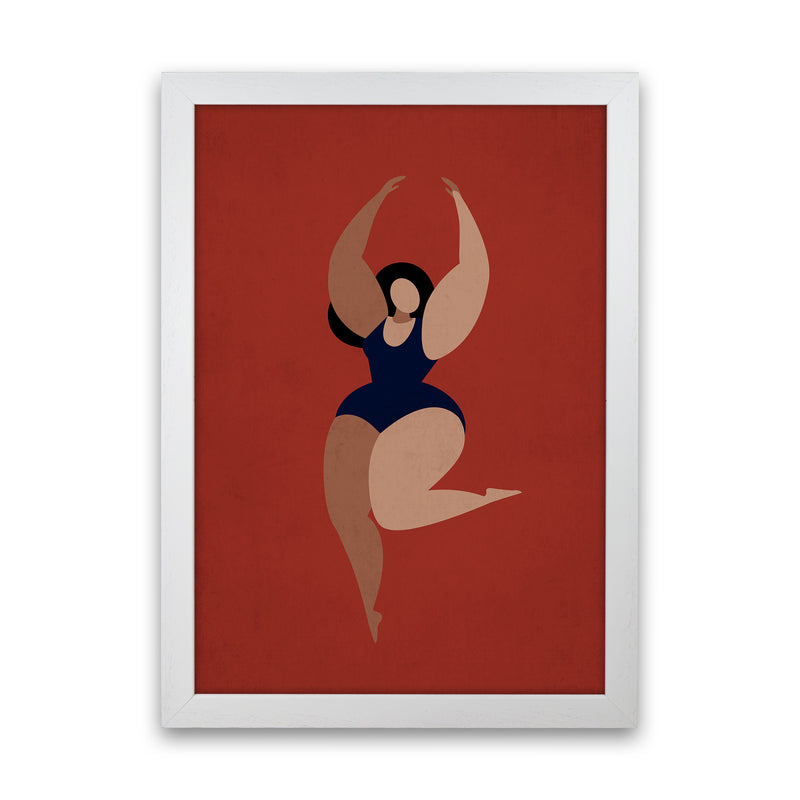 Prima Ballerina Vintage Art Print by Kubistika White Grain