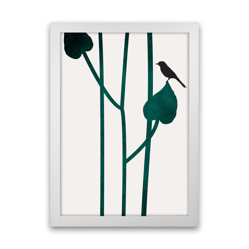 The Bird Contemporary Art Print by Kubistika White Grain