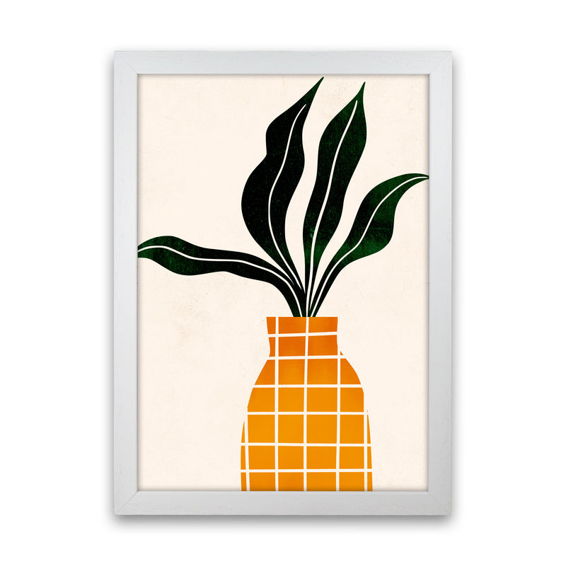Peter, The Plant Art Print by Kubistika White Grain