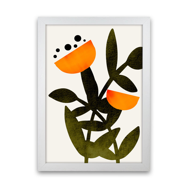 A Flower Called Polly Art Print by Kubistika White Grain