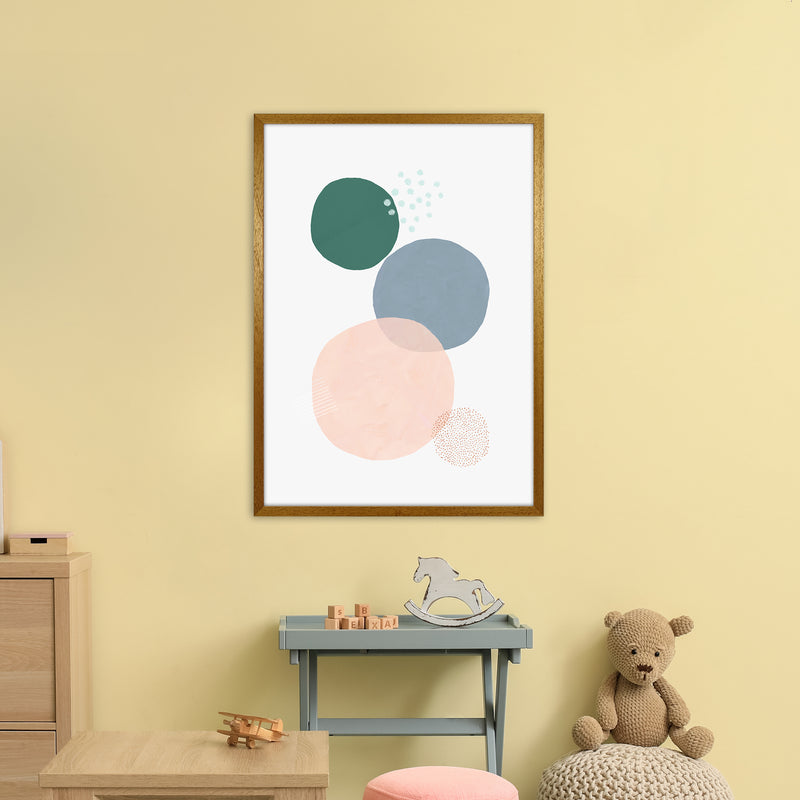 Abstract Soft Circles Part 3 Art Print by Laura Irwin A1 Print Only