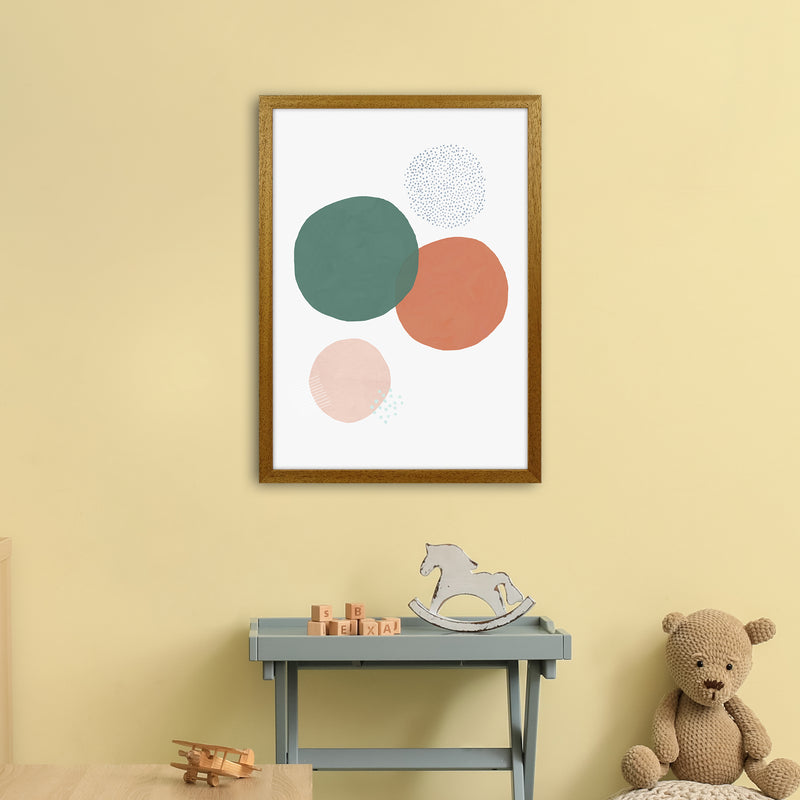 Abstract Soft Circles Art Print by Laura Irwin A2 Print Only