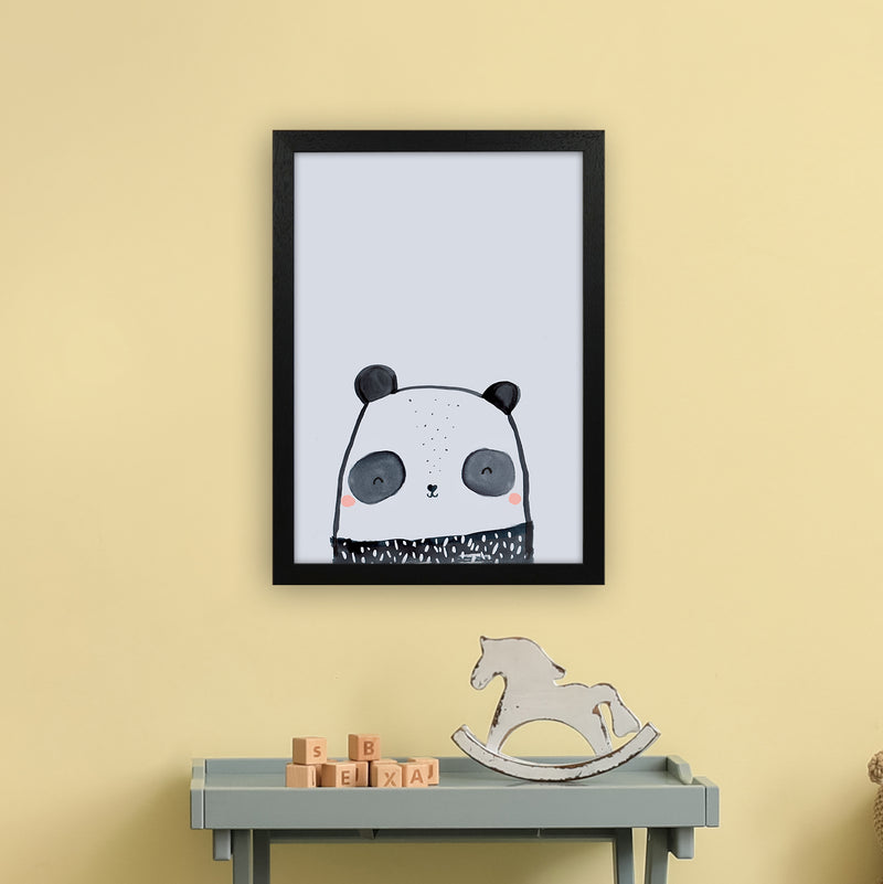 Panda Art Print by Laura Irwin A3 White Frame