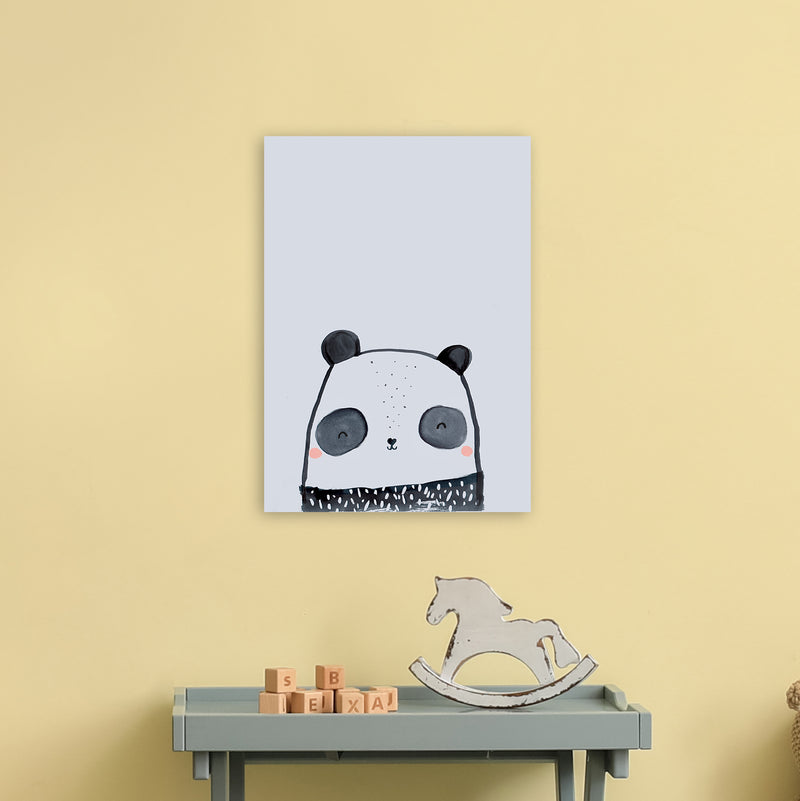 Panda Art Print by Laura Irwin A3 Black Frame
