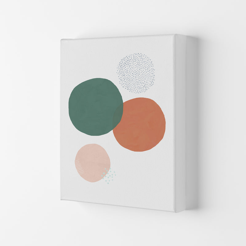 Abstract Soft Circles Art Print by Laura Irwin Canvas