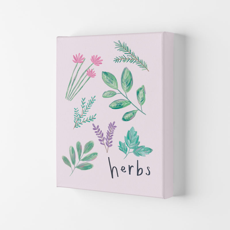 Herbs  Art Print by Laura Irwin Canvas