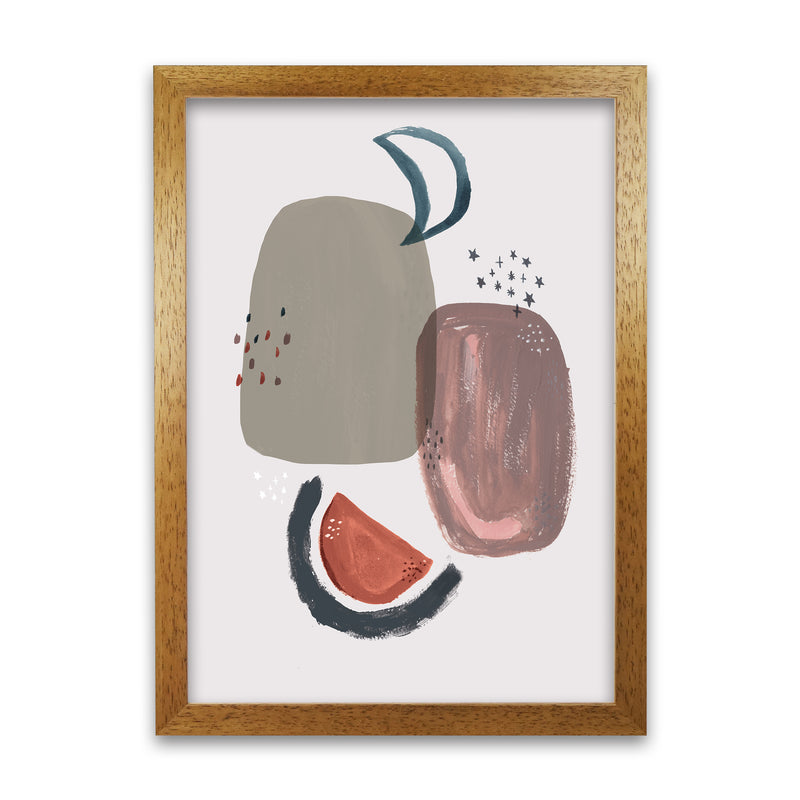 Laura Irwin Abstract Moon A1 Print Only with White Mount