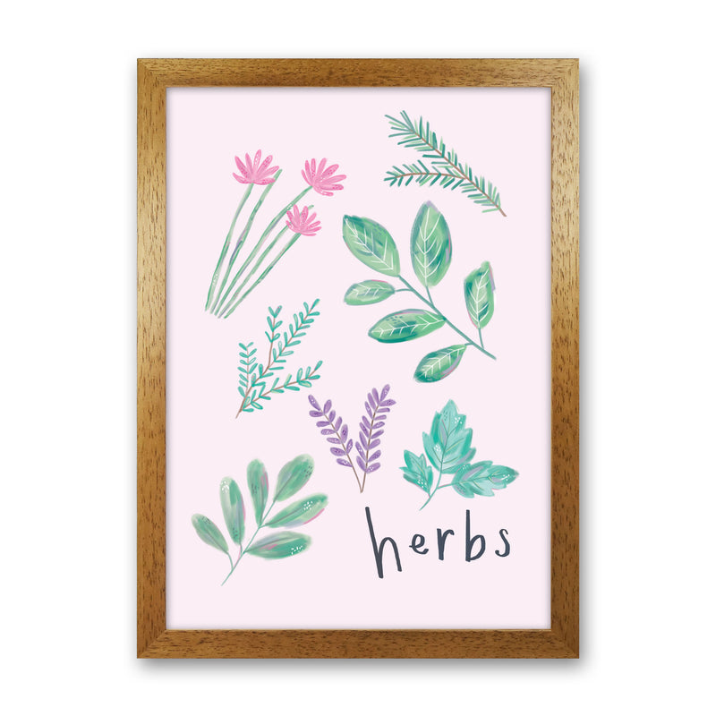 Herbs  Art Print by Laura Irwin Oak Grain