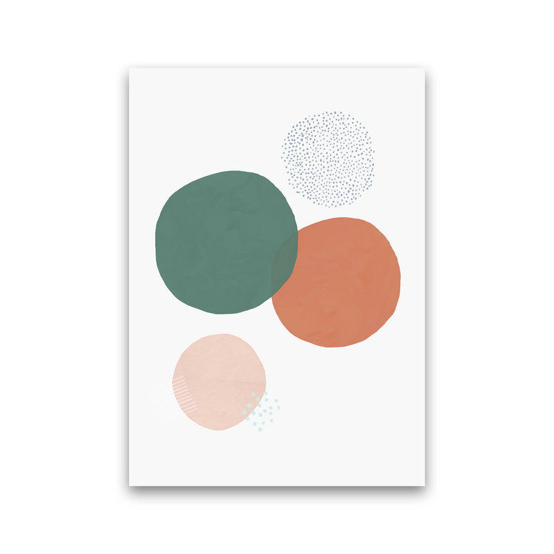 Abstract Soft Circles Art Print by Laura Irwin Print Only